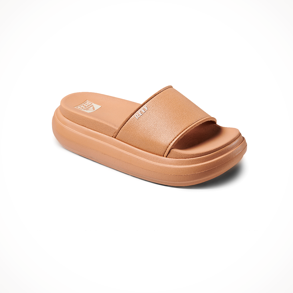 Product image: Reef Womens Cushion Bondi Bay Natural, shown from an angle.