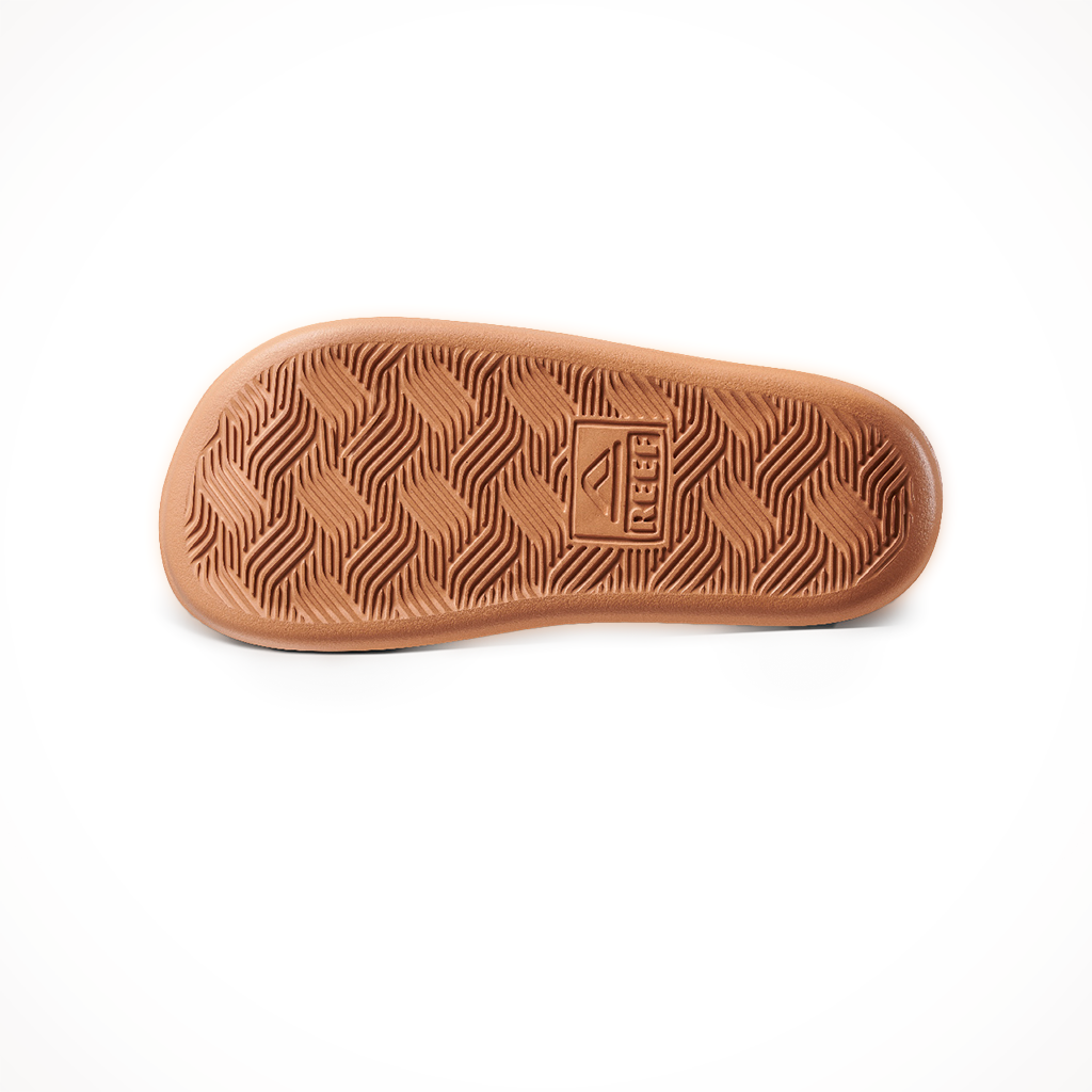 Product image: Reef Womens Cushion Bondi Bay Natural, showing the outsole tread pattern.