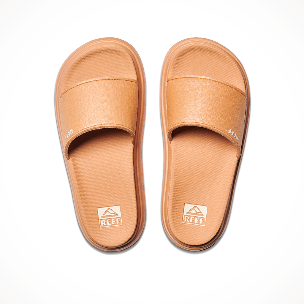 Product image: Reef Womens Cushion Bondi Bay Natural, shown from above.