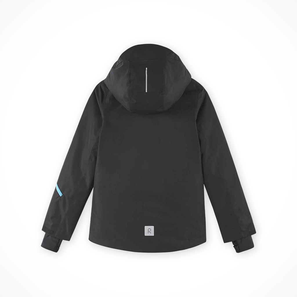Product image: Reima Tieten Black Kids 2025, shown from the back.