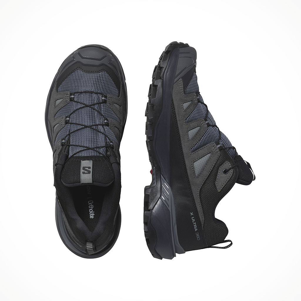 Product image: Salomon X ULTRA 360 LTR GTX Turbulence Black SEDONA SAGE womens 2025, shown as a pair.