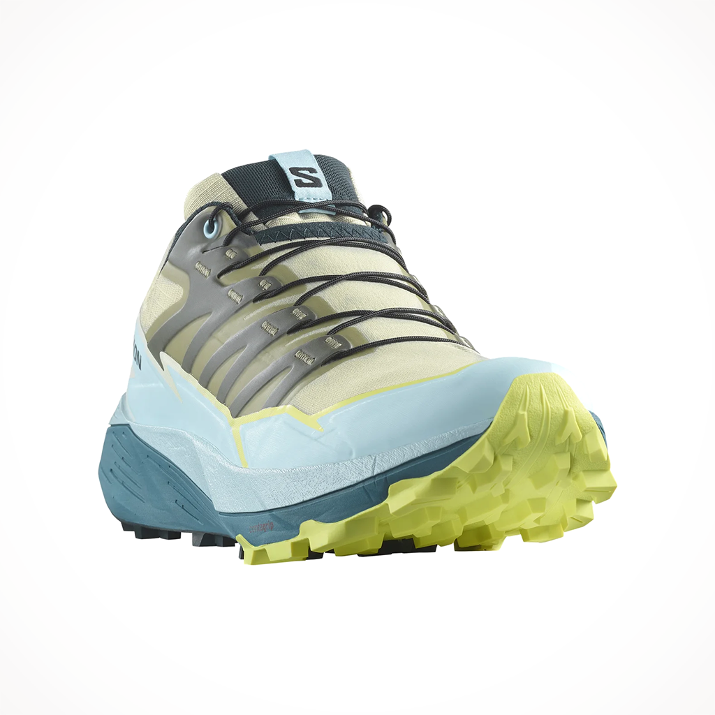 Product image: Salomon Thundercross A Lfalfa Tanager Turq Lime Wo Mens 2024, shown from a three-quarter angled view.