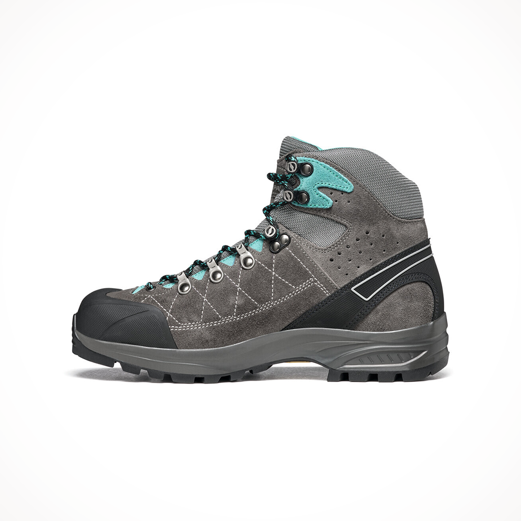 Product image: Scarpa Kailash Trek GTX Smoke Lagoon Wo Mens 2024, shown from the left side profile.