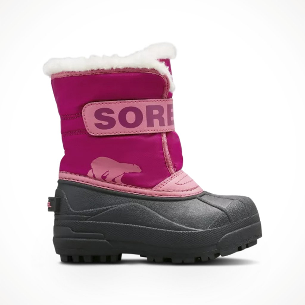 Product image: Sorel Snow Commander Boot Tropic Pink Kids 2024, shown in primary marketing view.