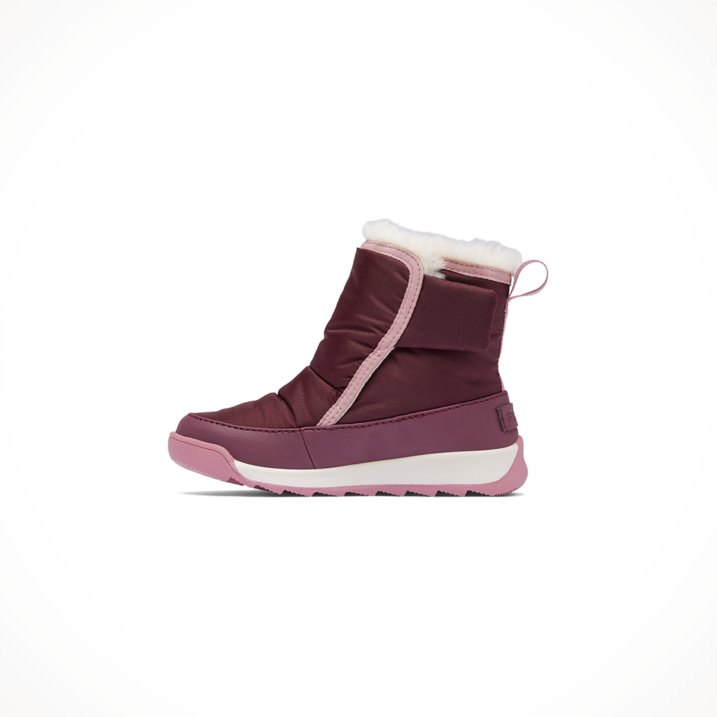 Product image: Sorel Whitney II Plus Bootie WP Quarry Lavender Kids 2024, shown from the left side profile.