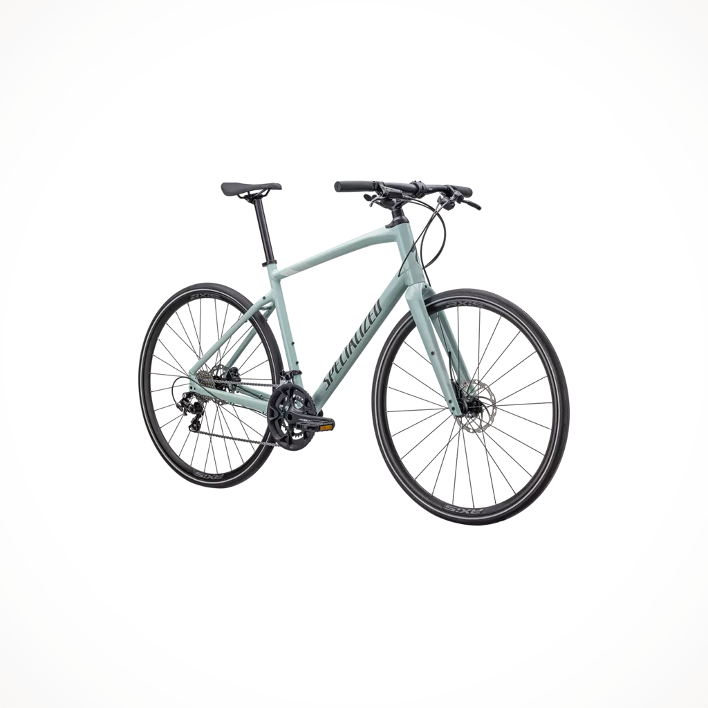 Product image: Specialized SIRRUS 4.0 WHTSGE WHT BLKREFL, shown from a three-quarter angled view.