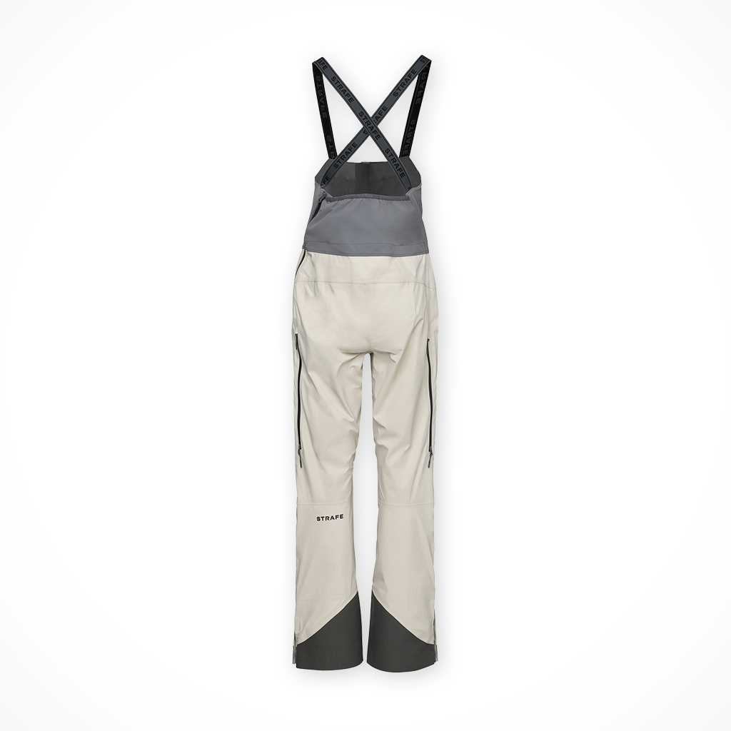 Product image: Strafe Scarlett Bib Light Khaki Womens 2024, shown from the back.