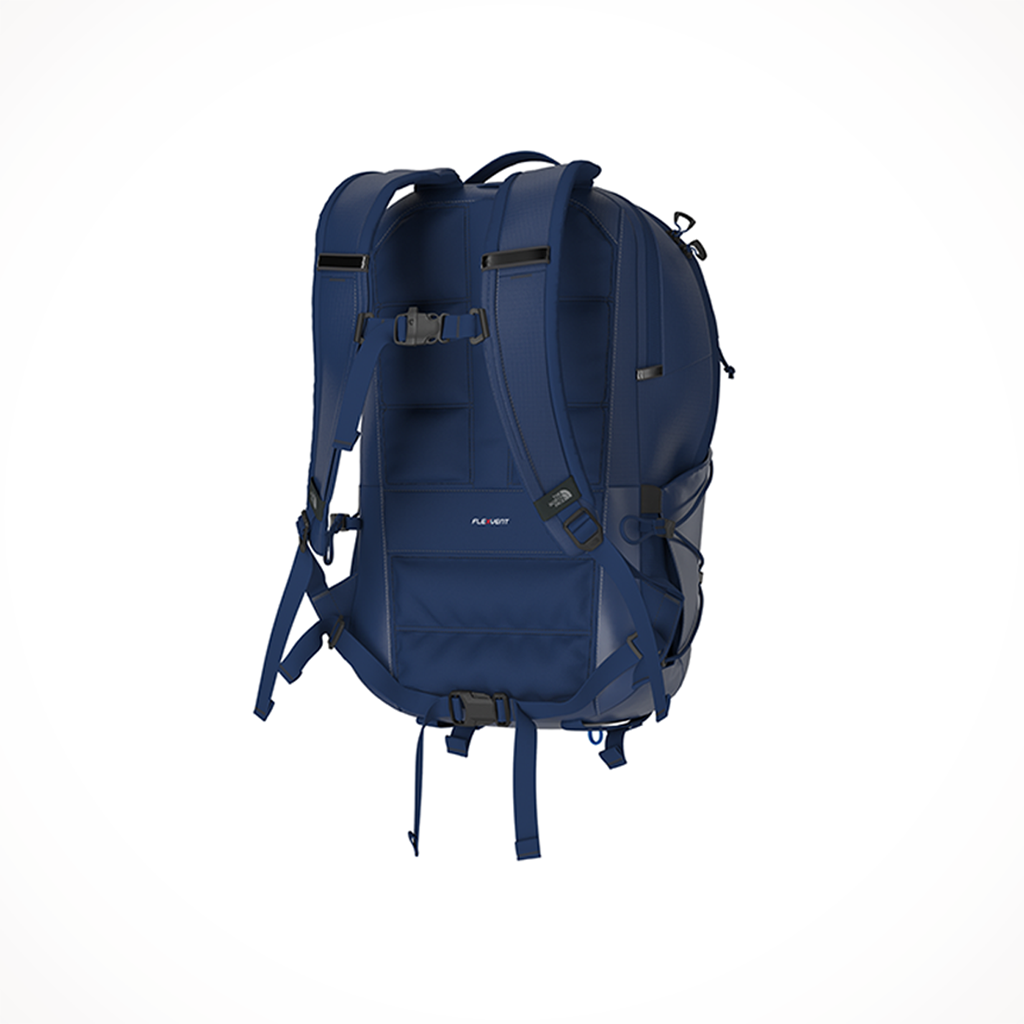 Product image: TNF Borealis Estate Blue Hero Blue, shown from the back.