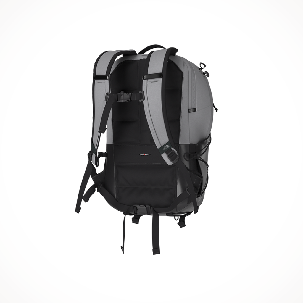 Product image: TNF Borealis Meld Grey Dark Heather TNF Black, shown from the back.
