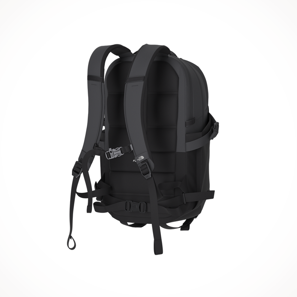 Product image: TNF Recon Asphaltt Grey Light Heather TNF Black, shown from the back.