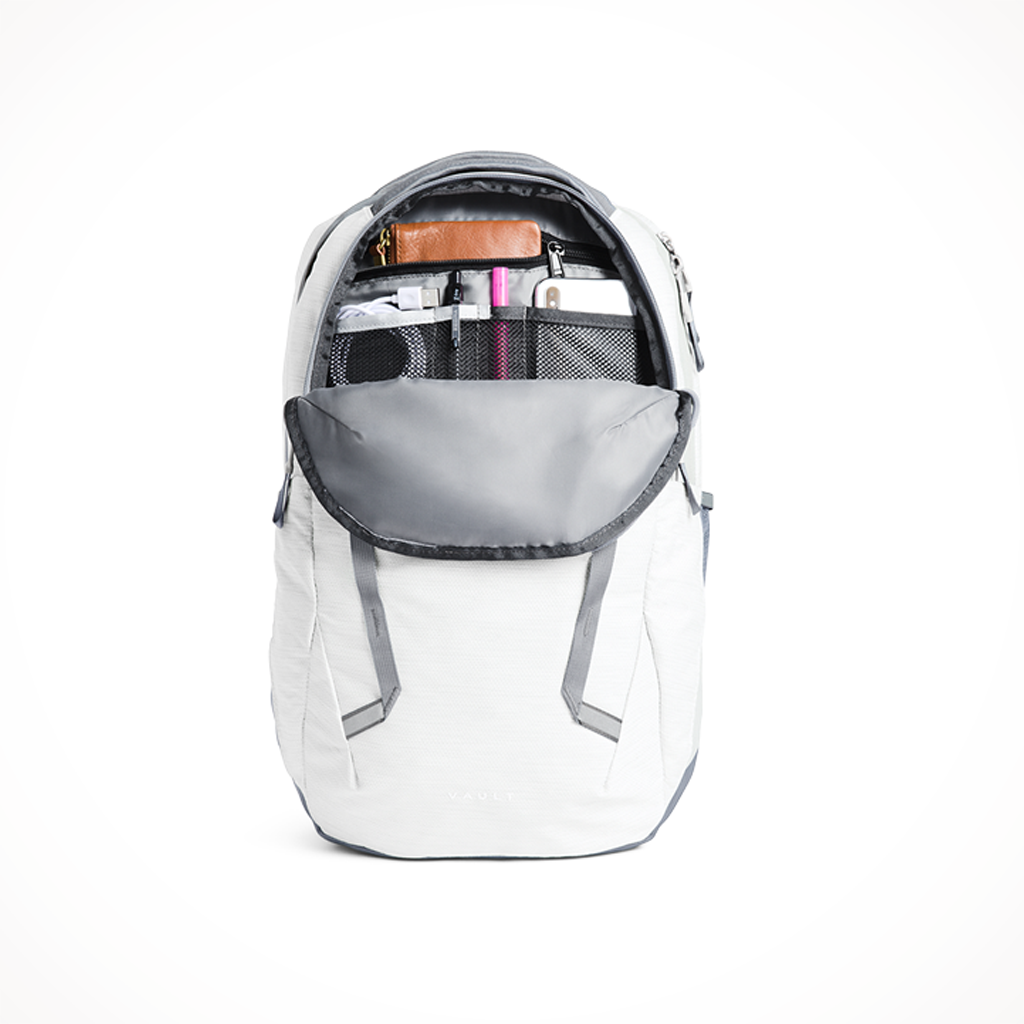 Product image: TNF Vault TNF White Metallic Melange Mid Grey NPF Womens Alt1.