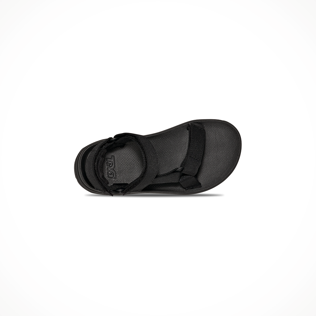 Product image: Teva Hurricane XLT JR Black Kids 2026, shown from above.
