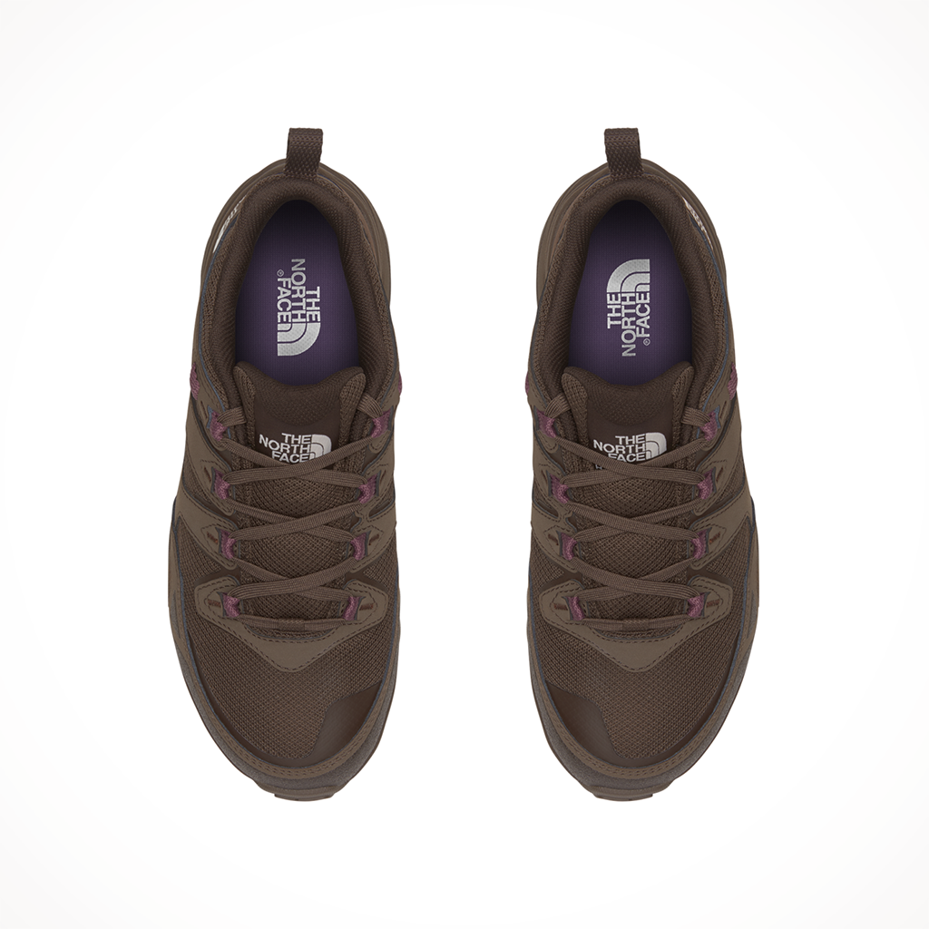 Product image: The North Face Hedgehog 3 WP Smokey Brown Dematisse Brown Womens 2004, shown from above.
