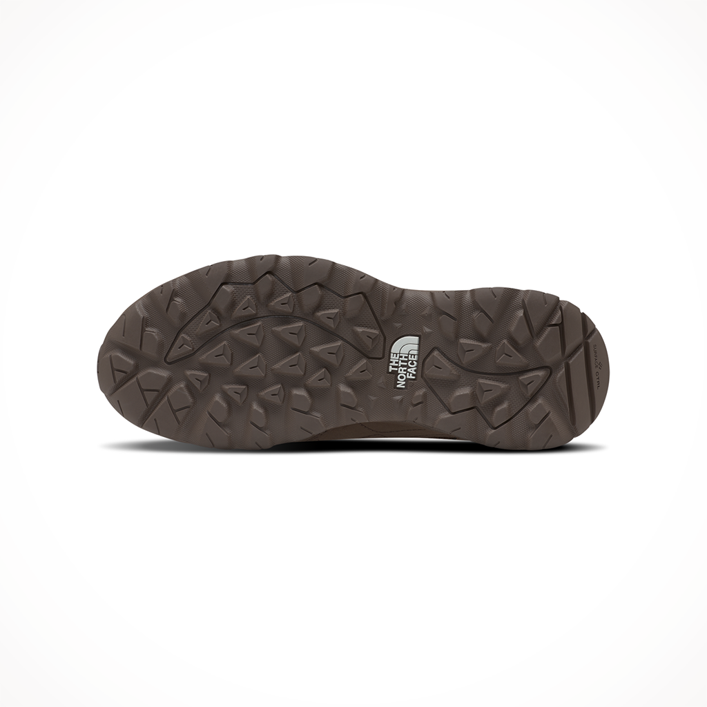 Product image: The North Face Hedgehog 3 WP Smokey Brown Demitasse Brown Womens 2004, showing the bottom view.