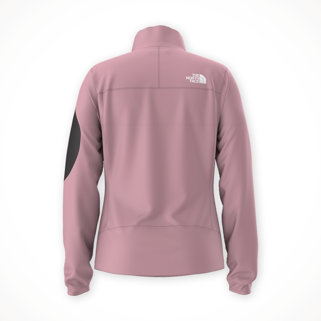 Product image: The North Face Mistyescape Fleece Mauve TNF Black Women 2024, shown from the back.