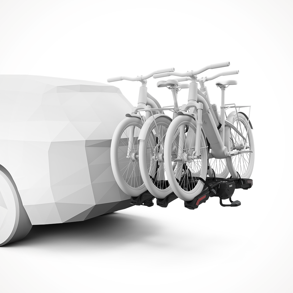 Product image: Thule Epos 3 Platform Hitch Bike Rack On Car.