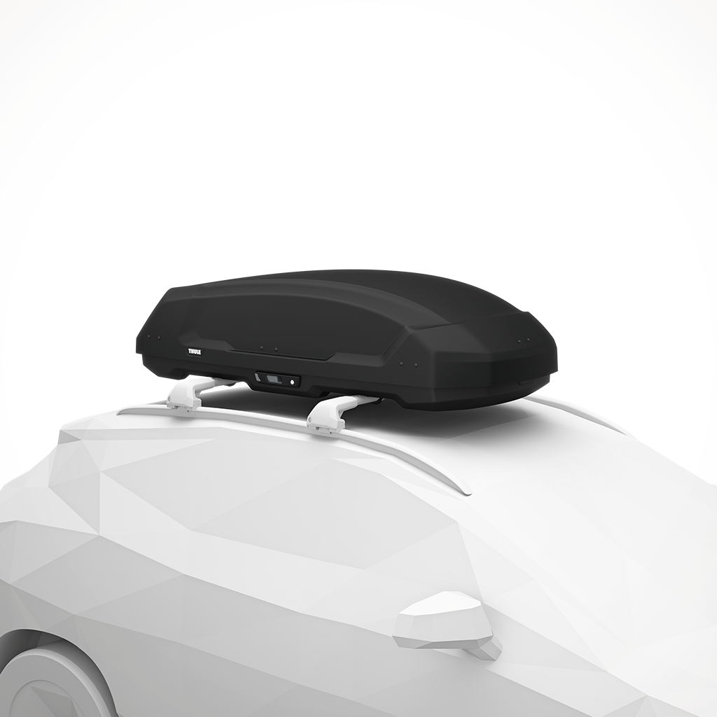 Product image: Thule Force 3 M Cargo Carrier 2025, shown from a three-quarter angled view.