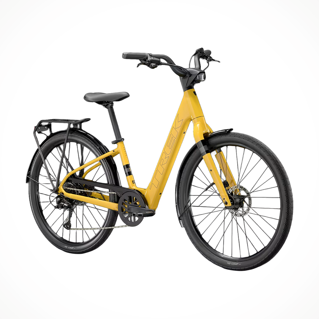 Product image: Trek Verve 1 LS baja yellow 2026 alt1.