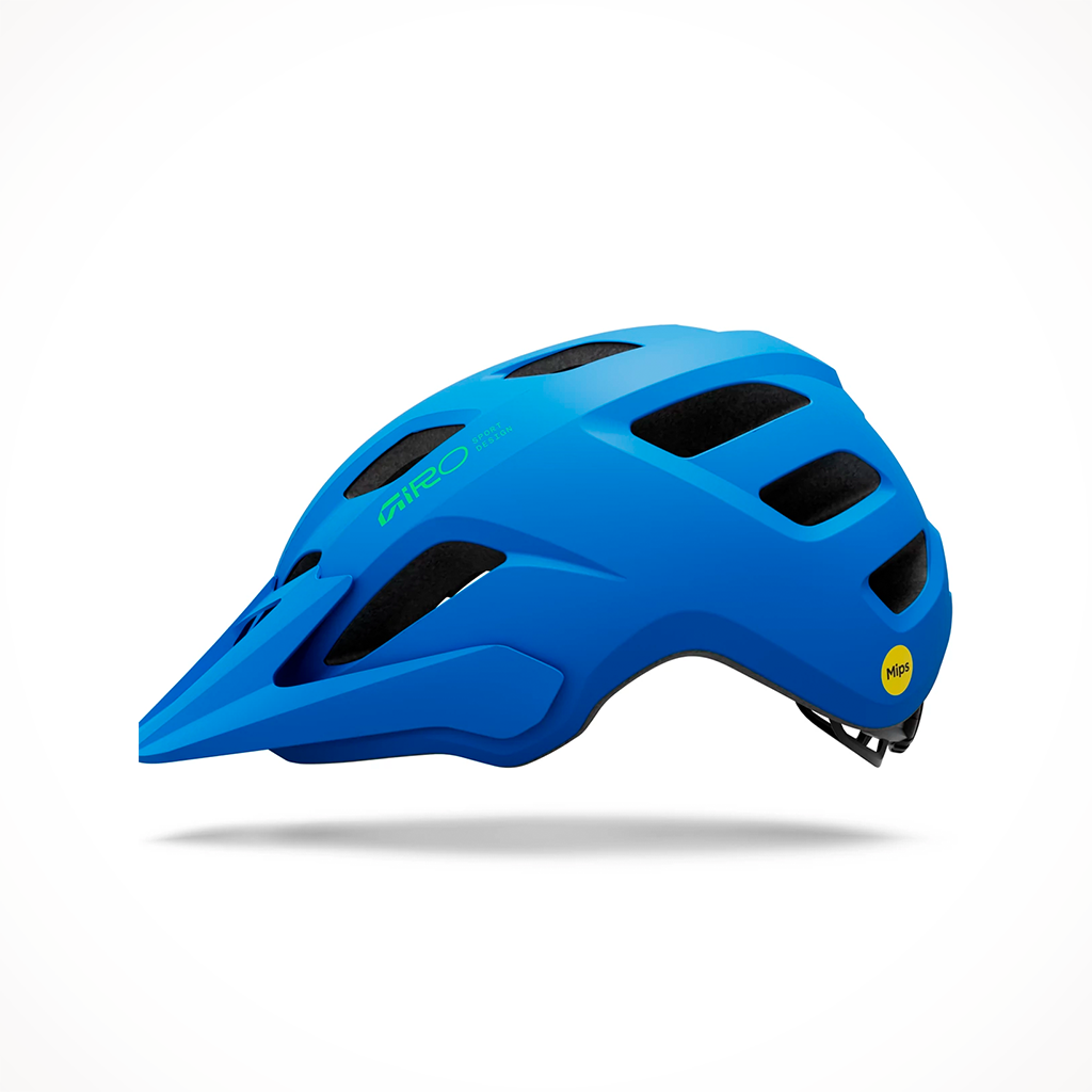 Product image: Tremor Mips Child Helmet Matte Blue Jewel K Ids 2026, side profile view.