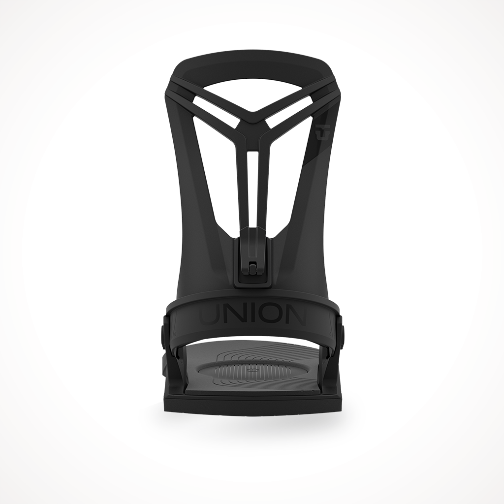 Product image: Union Flight Pro 2024 Snowboard Binding Black Rear.