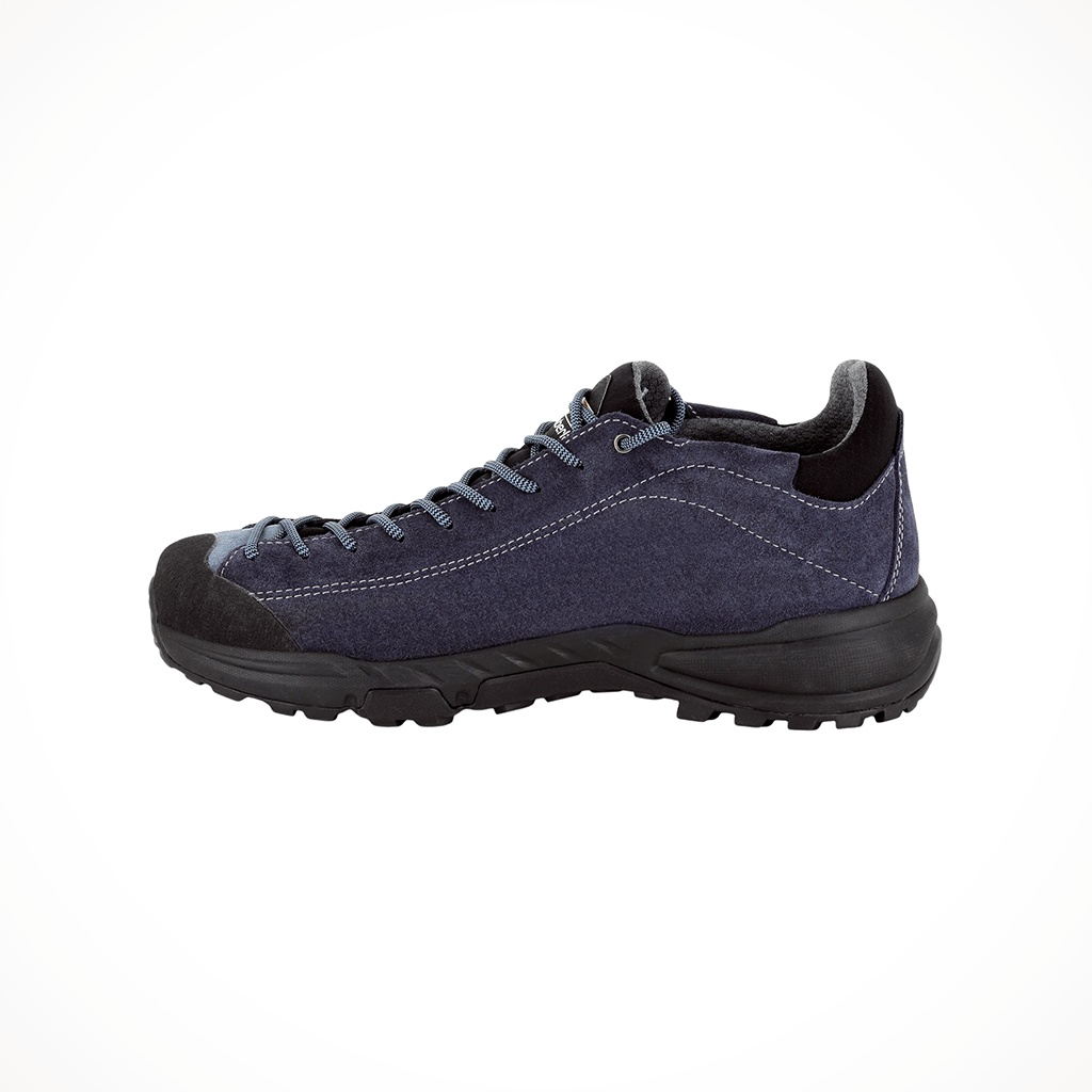 Product image: Zamberlan 217 Free Blast Suede Denim Mens 2024, shown from the left side profile.