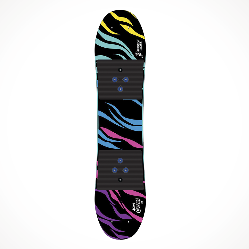Product image: Burton Mini Grom Snowboard 2023 Snowboard, shown from above.