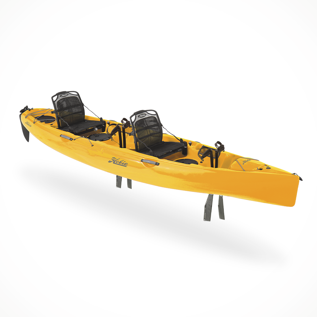 Product image: Hobie Mirage Oasis Papaya, shown from a three-quarter angled view.