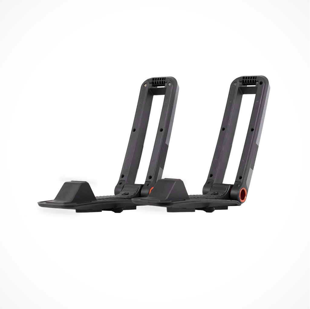 Product image: Kuat Class 4 J Style Boat Rack Grey, side profile view.