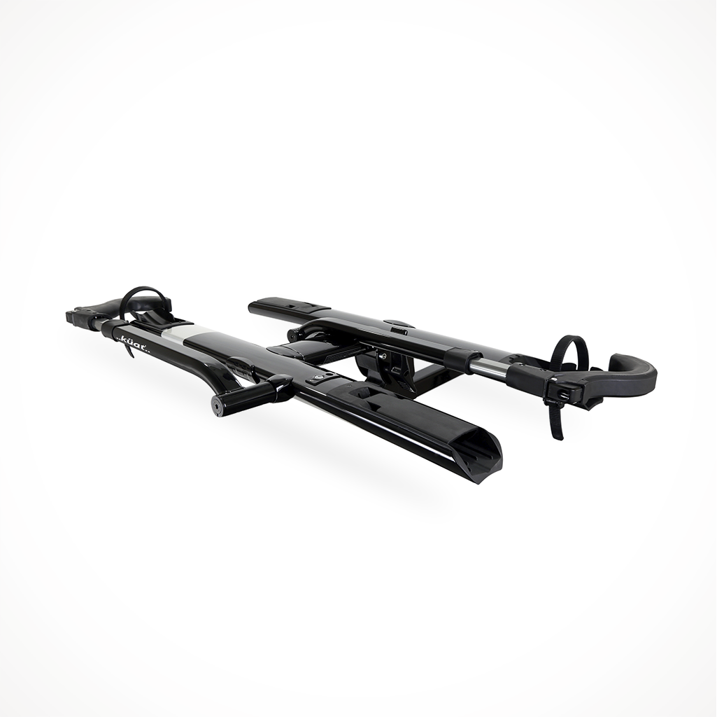 Product image: Kuat Sherpa 2 0 2 Bike Rack Black, side profile view.