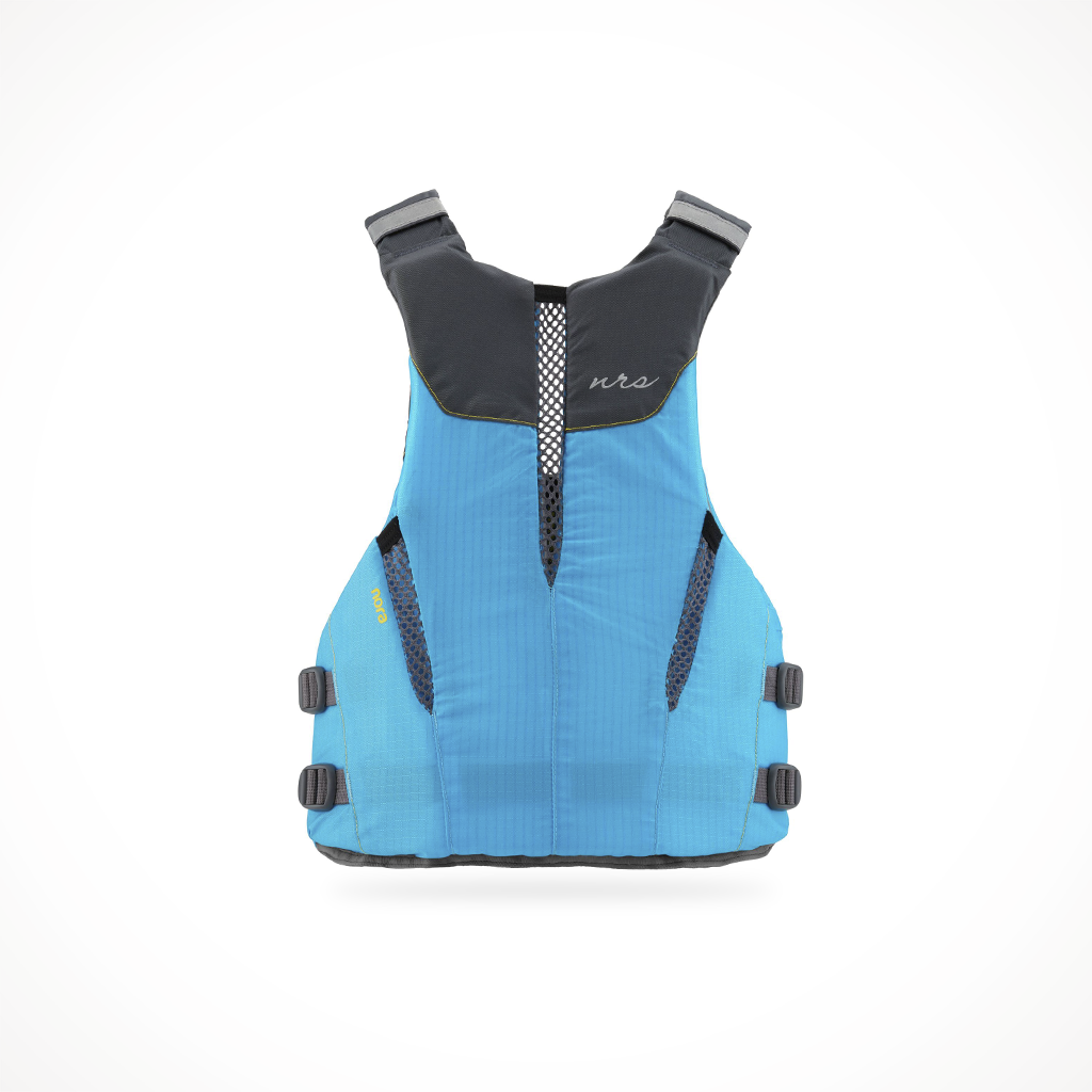 Product image: NRS Nora PFD Teal, shown from the back.