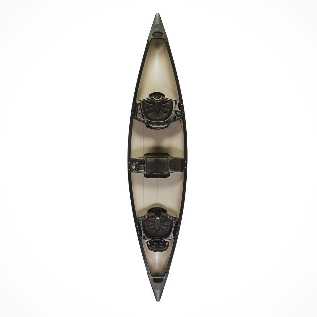 Product image: Paddling Canoe Old Town Saranac 146 Green Top Alt.