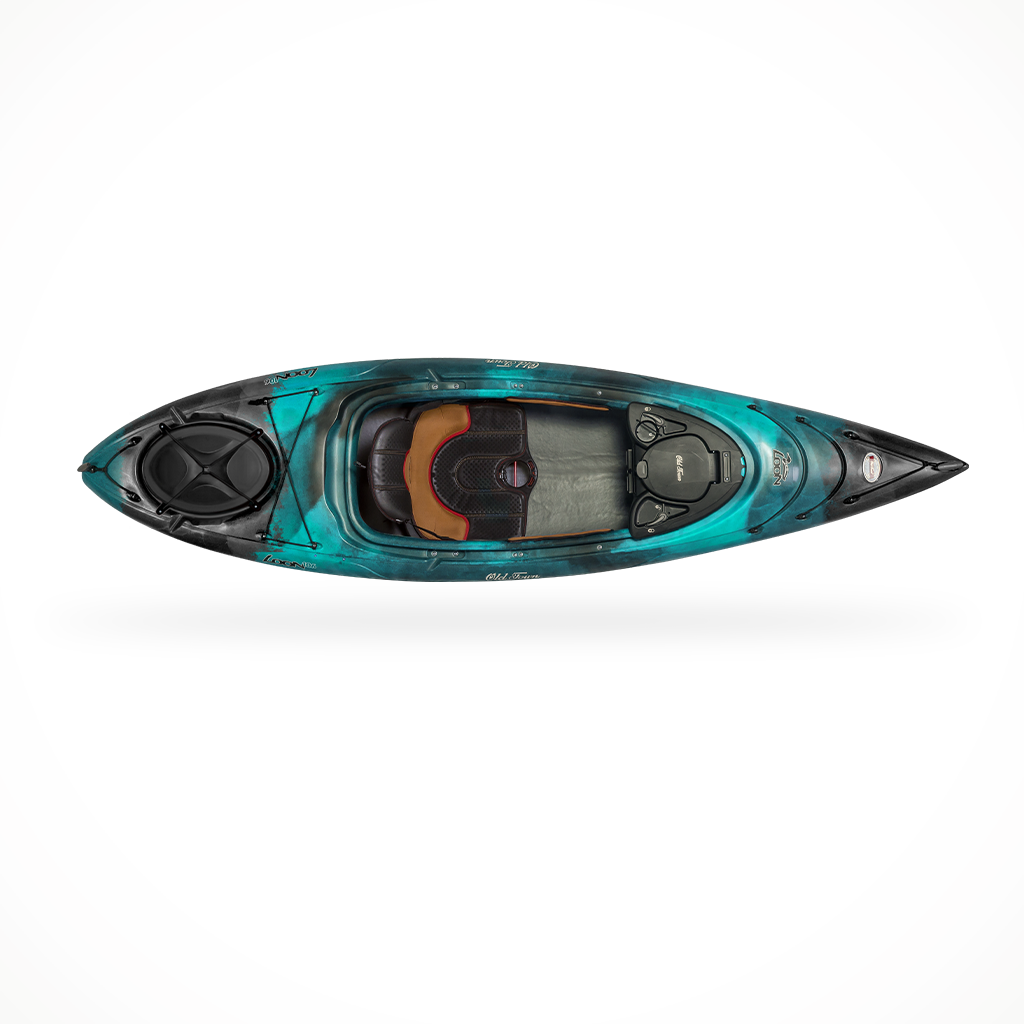 Product image: Paddling Kayaks Old Town Loon 106 Photic, shown from above.