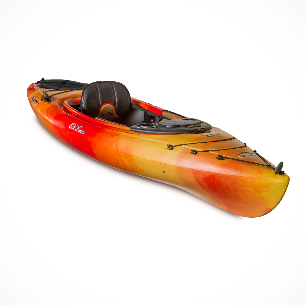 Product image: Paddling Kayaks Old Town Loon 106 Sunrise, shown from a three-quarter angled view.