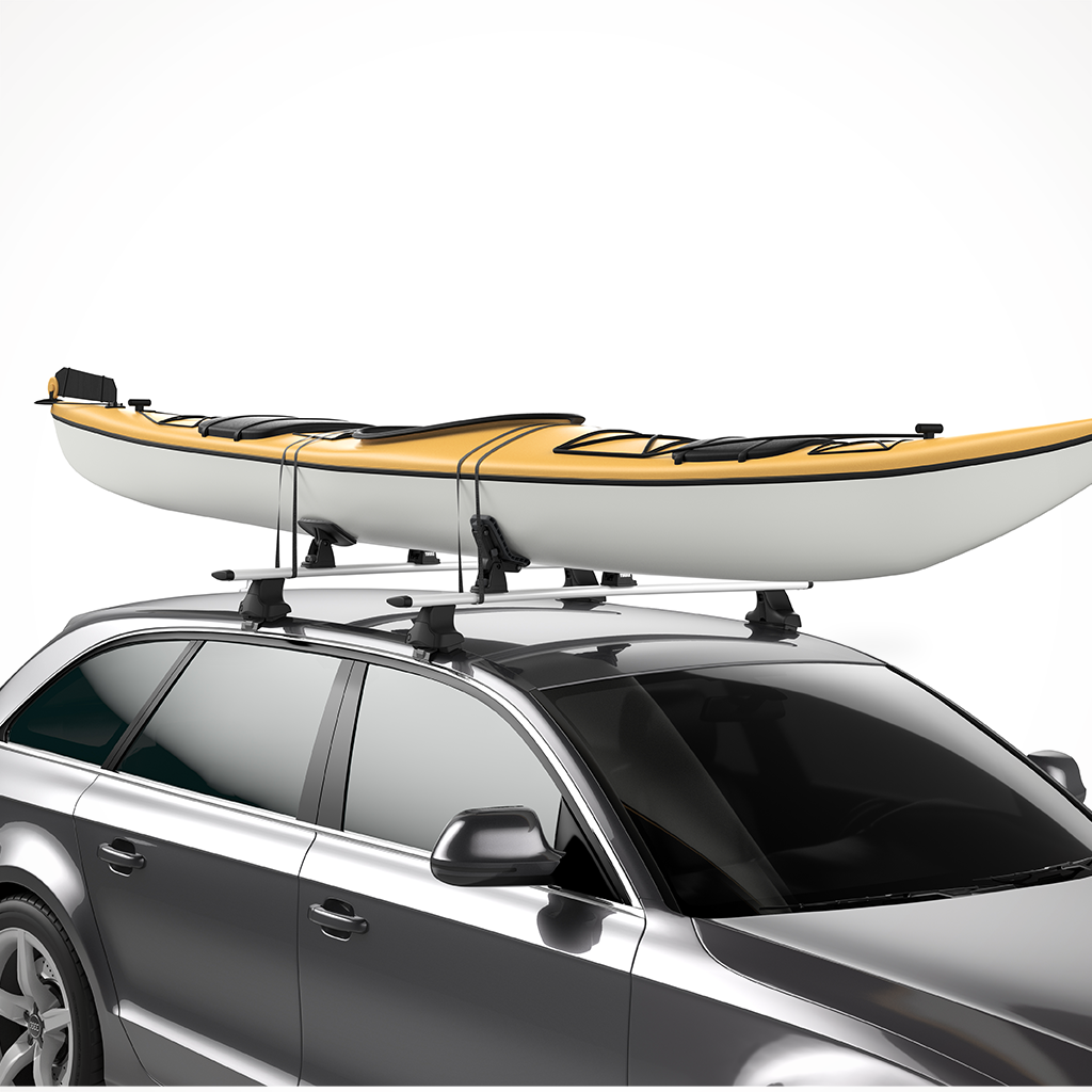 Product image: Thule Dock Glide Kayak Rack On Car.
