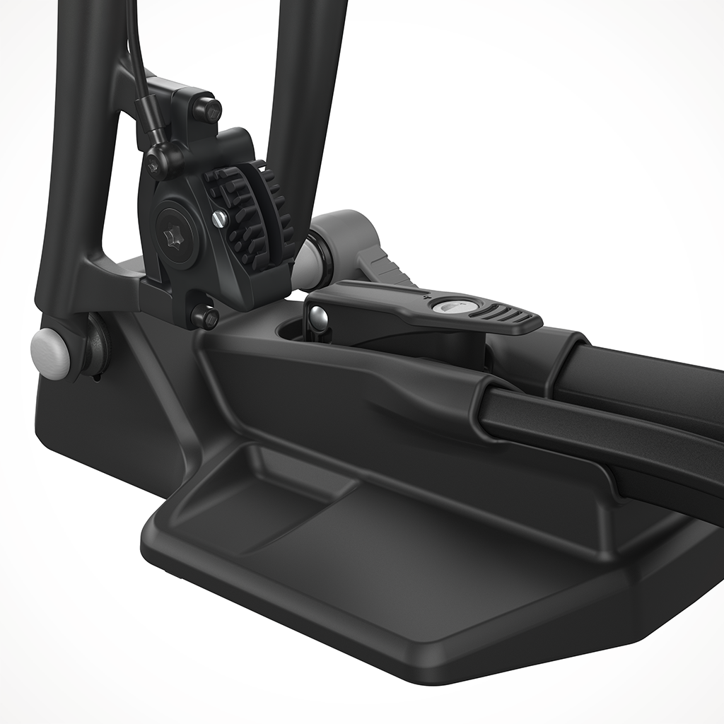 Product image: Thule Fast Ride Roof Bike Rack Black Detail View.