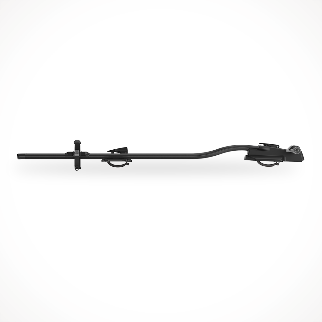 Product image: Thule Fast Ride Roof Bike Rack Black Profile View.