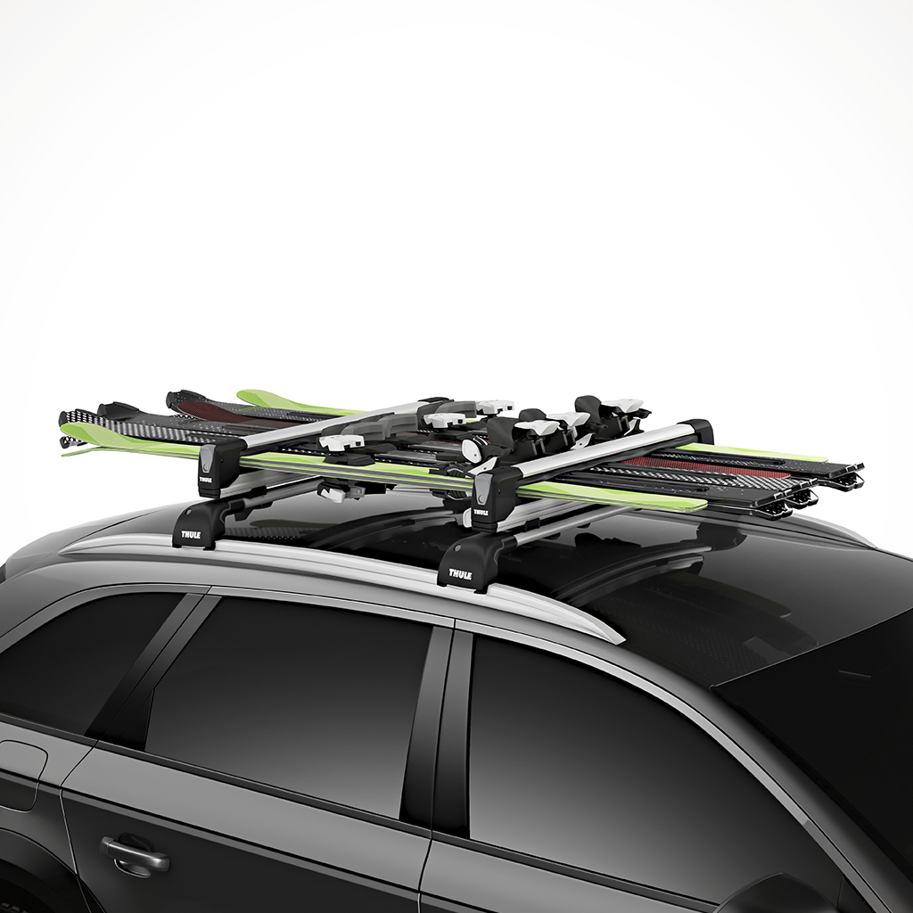 Product image: Thule Snow Pack Extender Silver Ski Snowboard Rack 6.