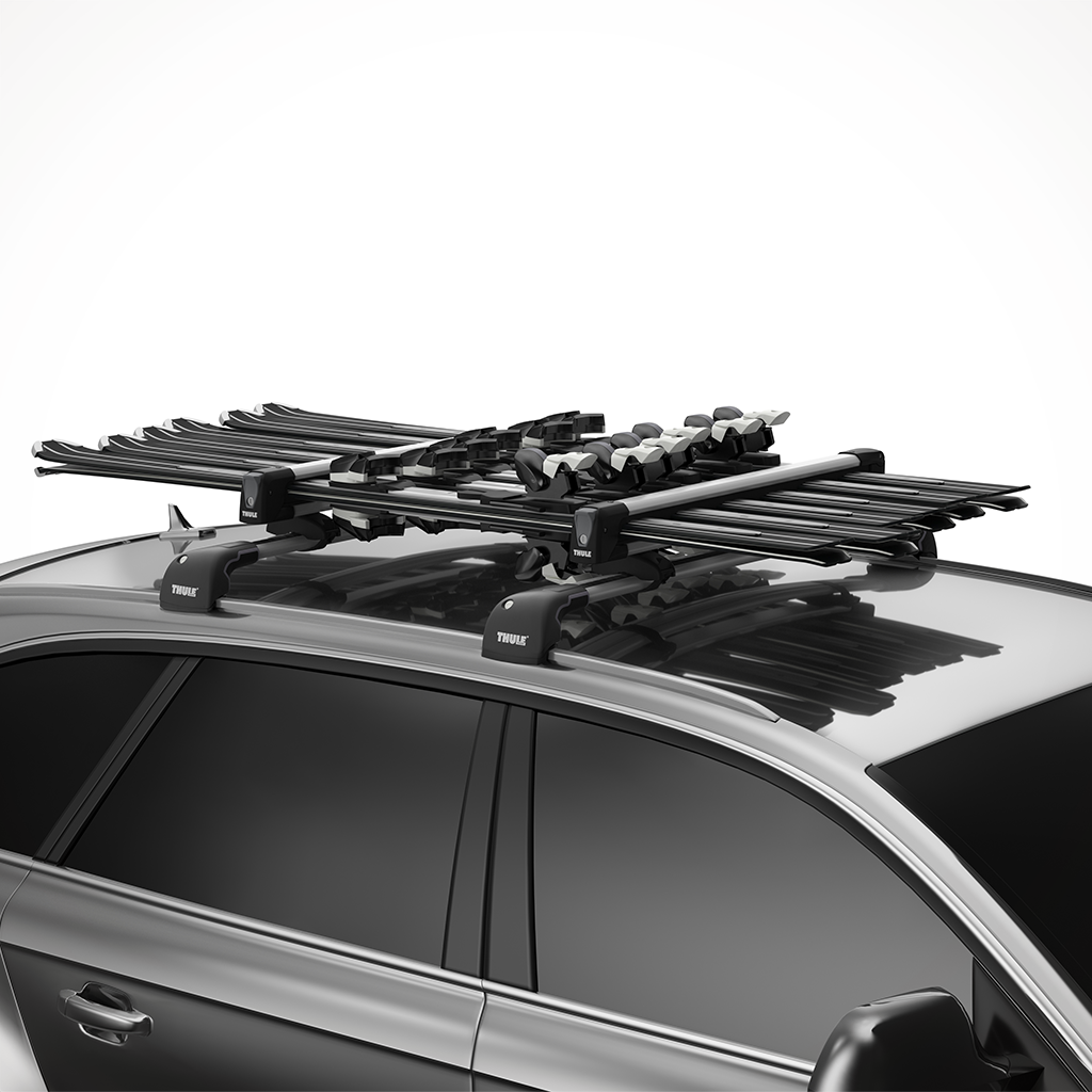 Product image: Thule Snow Pack L Aluminum Ski Snowboard Rack On Car.