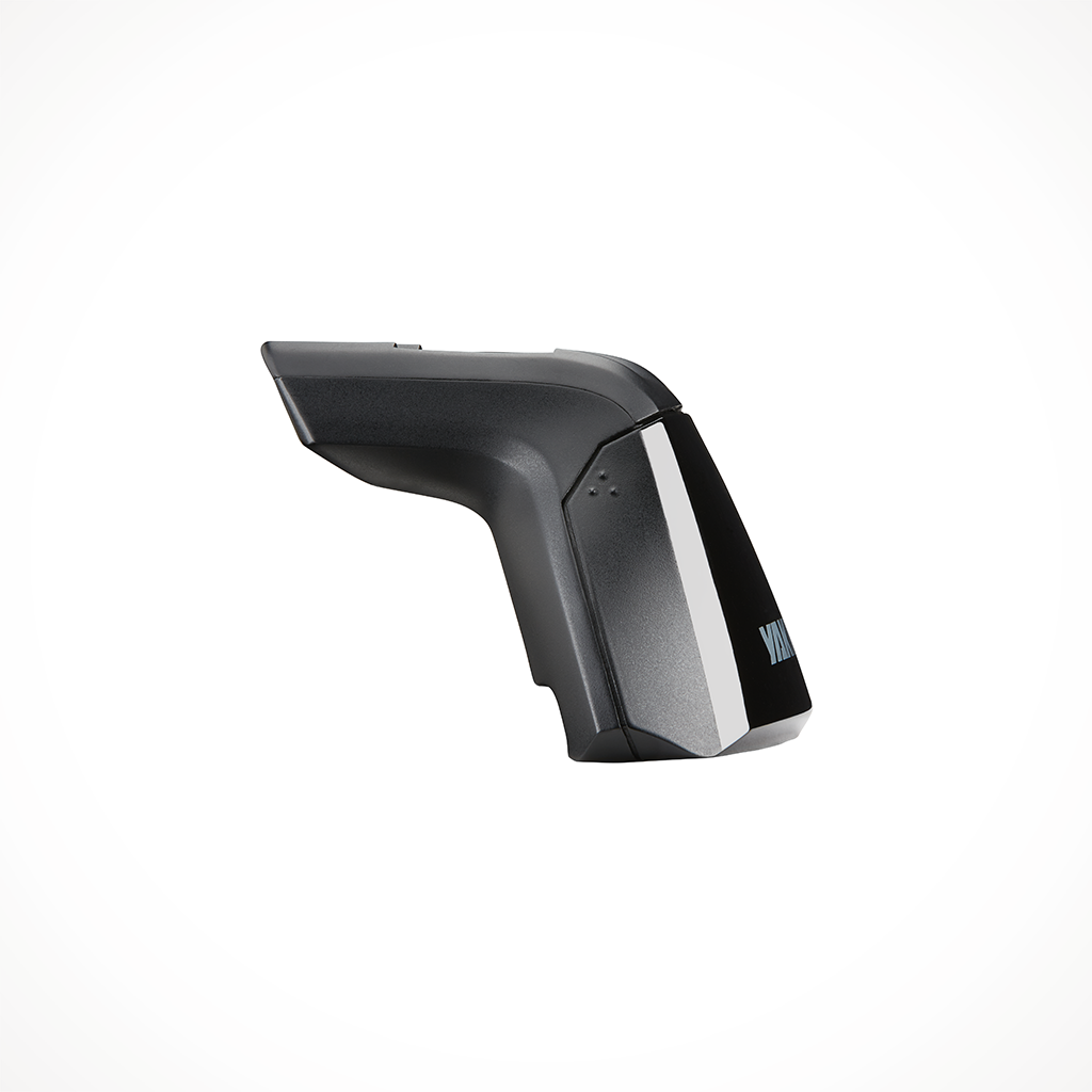 Product image: Yakima Base Line Towers Set of 4, side profile view.