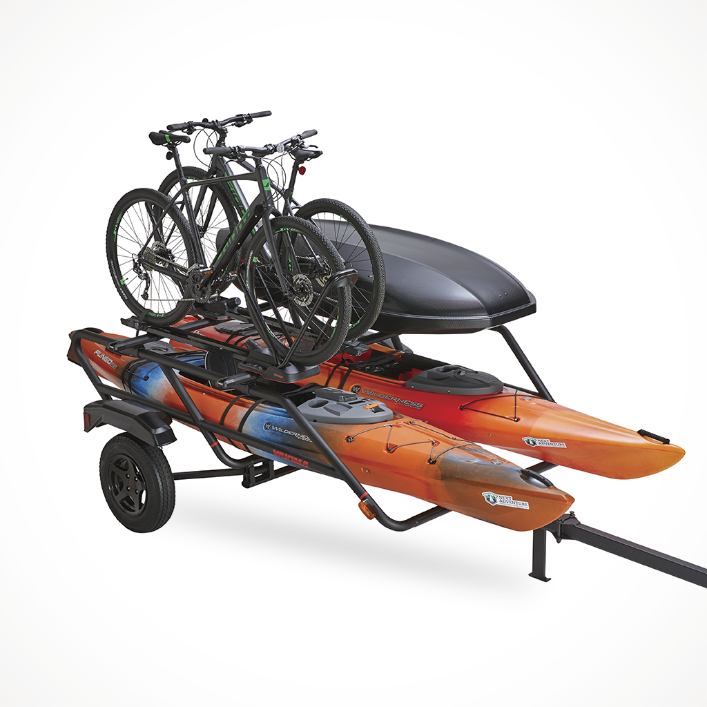 Product image: Yakima Easy Rider Two Level Gear Trailer Hitch In Use.