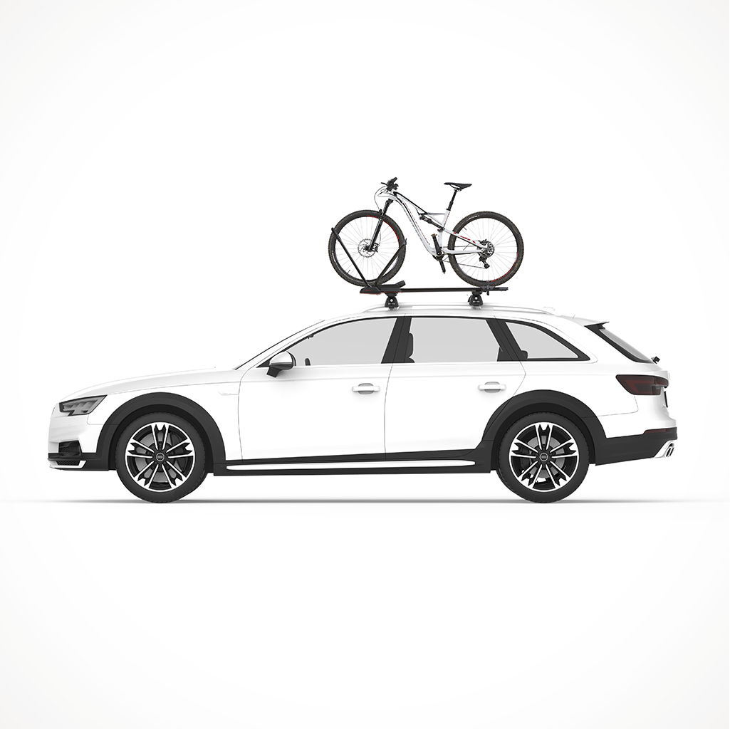 Product image: Yakima High Road Rooftop Bike Mount On Car.