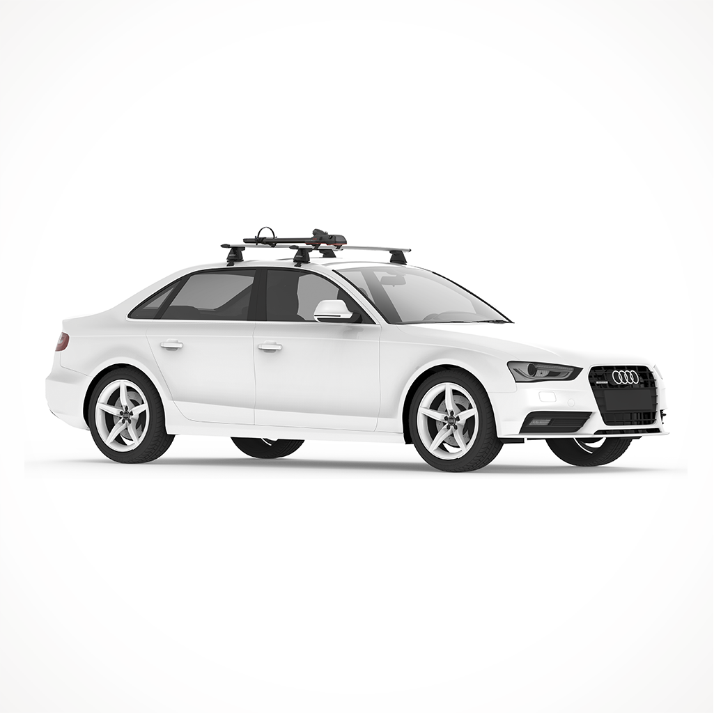 Product image: Yakima High Speed Rooftop Bike Mount On Car.