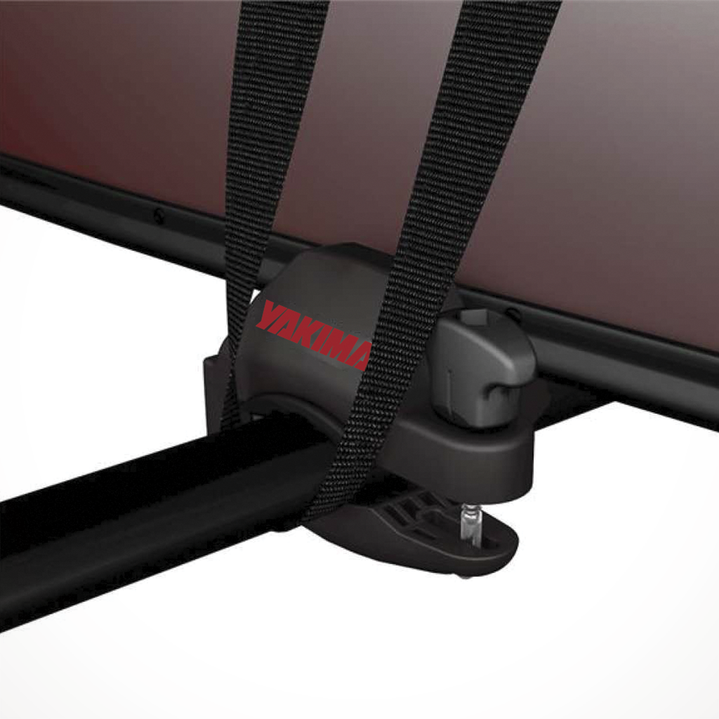 Product image: Yakima Keel Over Rooftop Canoe Mount Close Up.