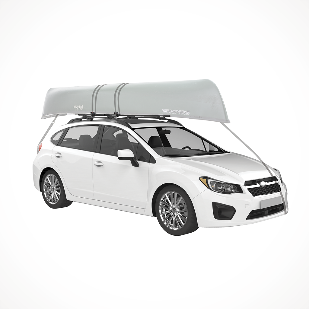 Product image: Yakima Keel Over Rooftop Canoe Mount On Car 3.