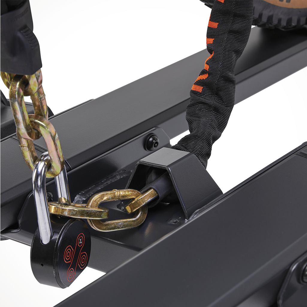 Product image: Yakima Stage Two 2 Hitch Bike Rack Anthracite Lock.