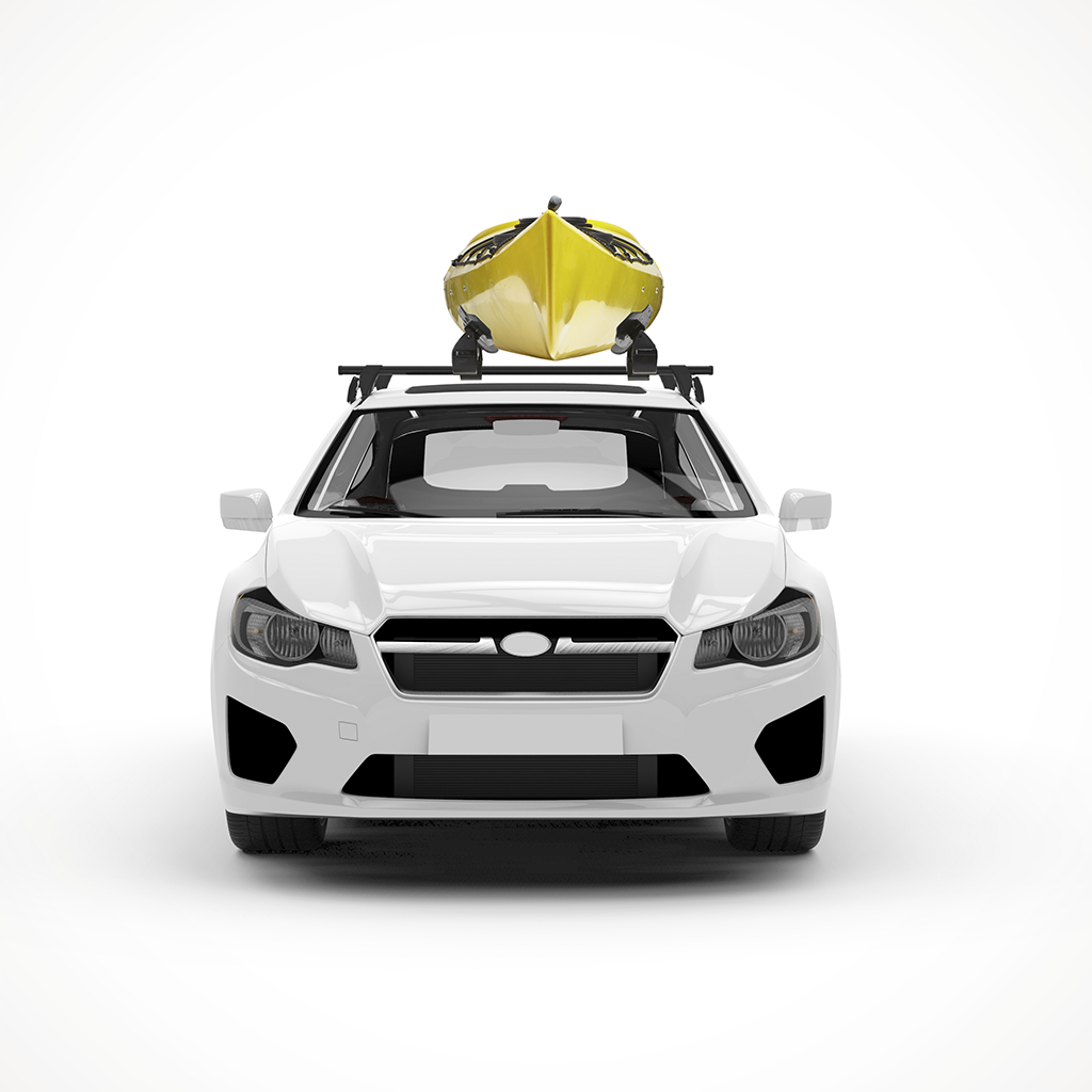 Product image: Yakima Sweet Roll Rooftop Kayak Mount On Car 2.